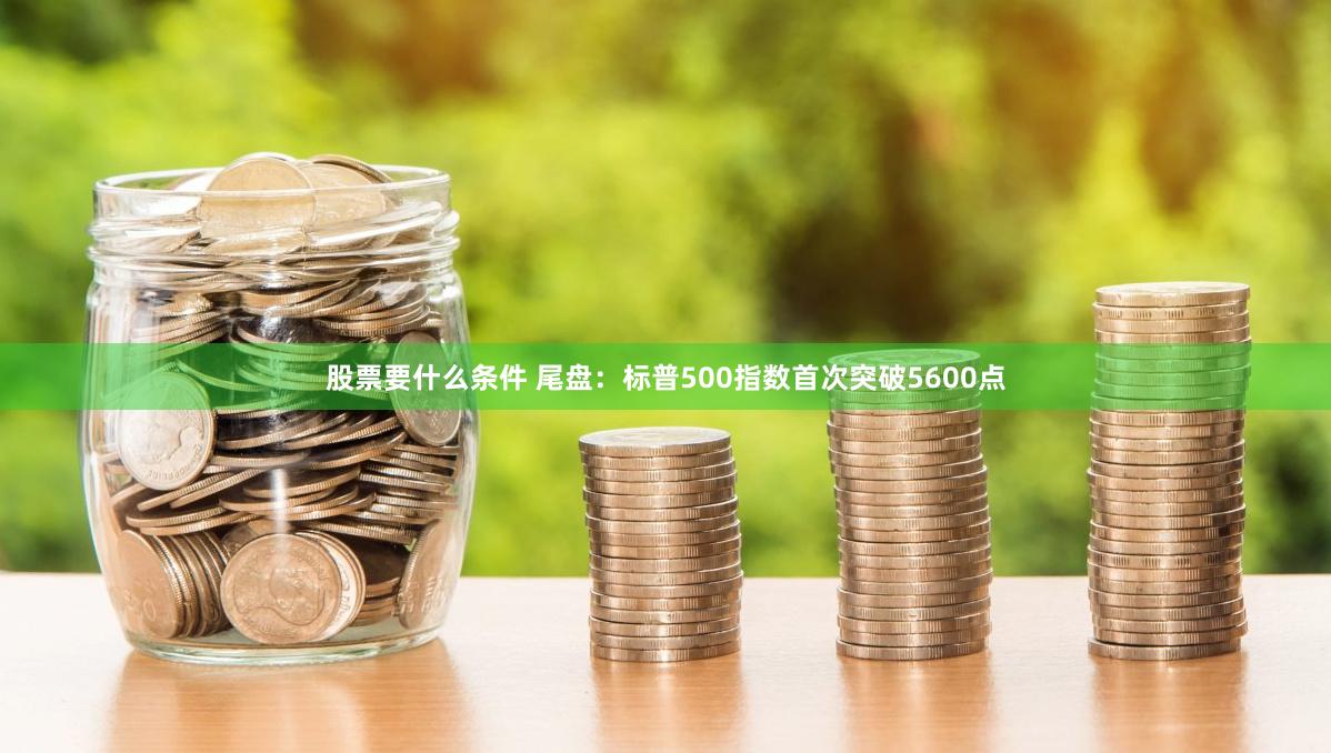 股票要什么条件 尾盘：标普500指数首次突破5600点