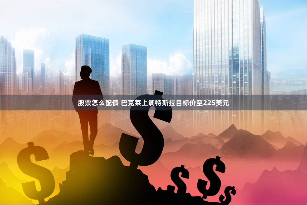 股票怎么配债 巴克莱上调特斯拉目标价至225美元