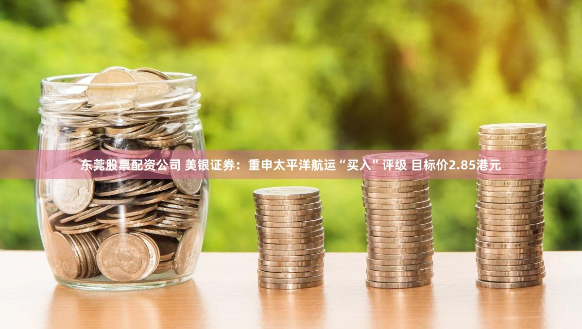 东莞股票配资公司 美银证券：重申太平洋航运“买入”评级 目标价2.85港元