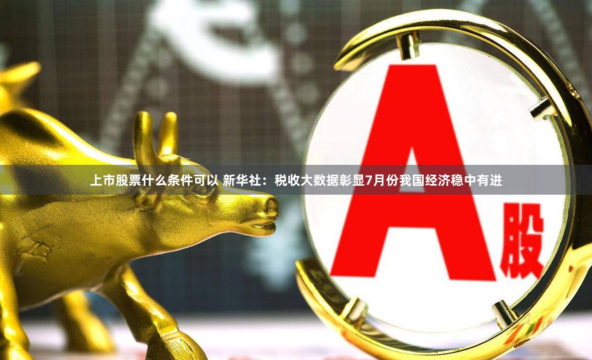 上市股票什么条件可以 新华社：税收大数据彰显7月份我国经济稳中有进